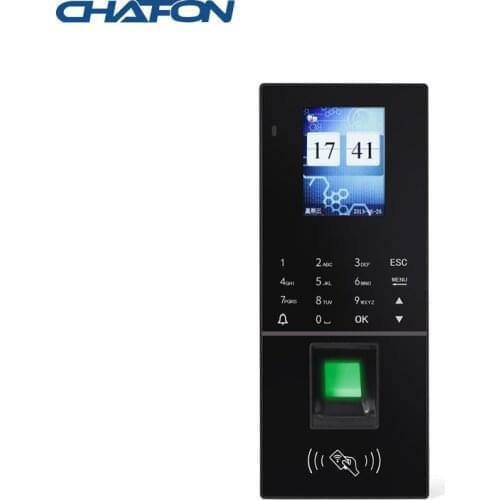 CHAFON 125KHz/13.56MHz TCP/IP/USB rfid punch card fingerprint attendance machine for access control system