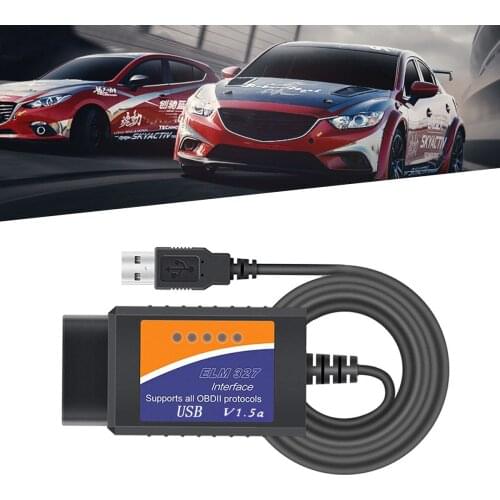 ELM327 OBDII USB Adapter Scanner Diagnostic Scan Tool for Cars and Light Trucks Code Reader Diagnose on Windows Only