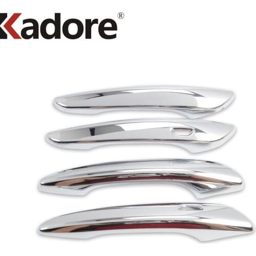 For Mazda CX30 CX-30 2020 2021 ABS Chrome Side Door Handle Cover Trim Sticker With Smart Key Hole Car Styling Accessories