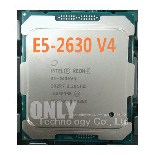 E5-2630V4 Original Intel Xeon E5 2630V4 2.20GHZ 10-Core 25MB SmartCache E5 2630 V4 FCLGA2011-3 85W E5-2630 V4 free shipping