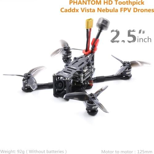 GEPRC PHANTOM HD Toothpick FPV Drones 2.5inch Carbon fiber Quadcopter F4 AIO Flight Controller