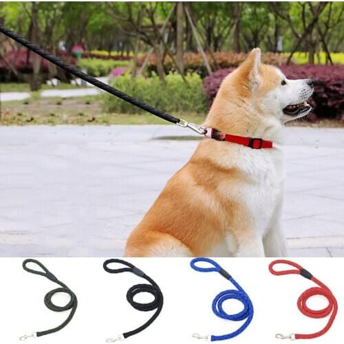 Hoopet Dog Leash Running Walk Train for Large Small Cat Pets Leashes Dogs Leash Rope Nylon 4 colors 3 sizes
