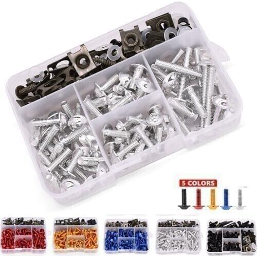 Motorcycle Full Fairing Bolts Kit Screws Fastener Clips Screw Nuts For Honda CBR600 F2 F3 F4 F4i cbr 600 f3 f4i f4 f2 CR80R