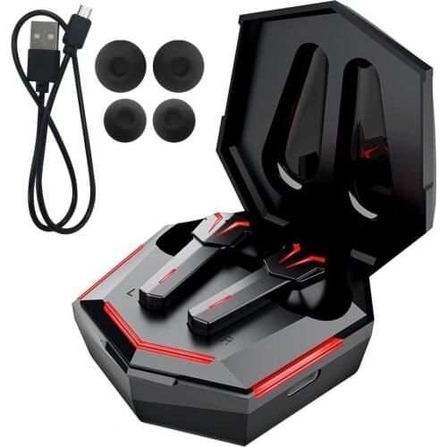 KS06 Bluetooth-compatible Earbud High Fidelity Noise Cancelling Waterproof TWS Stereo Gaming Earphone for Calling