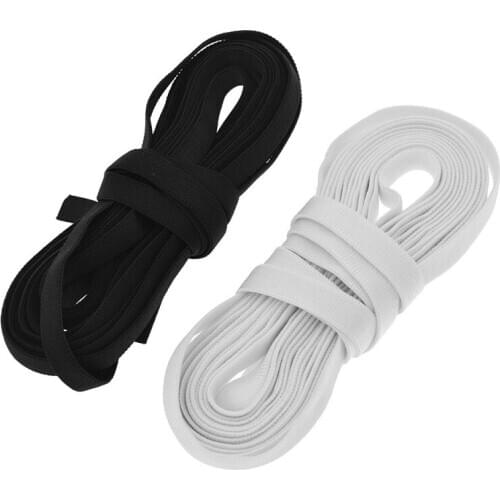 Handmade DIY 5Meter 10mm Women Bra Shoulder Straps Edge Lace Polyester Elastic Band Trim Sewing Accessories Material