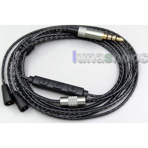 LN006204 Mic Remote OFC Copper Earphone Cable For Sennheiser IE8 IE8i