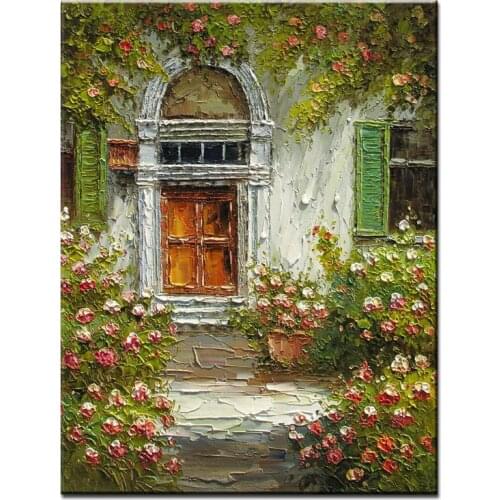 NEW 100% hand-painted oil painting high quality wall landscape pictures for living room DM-15110310
