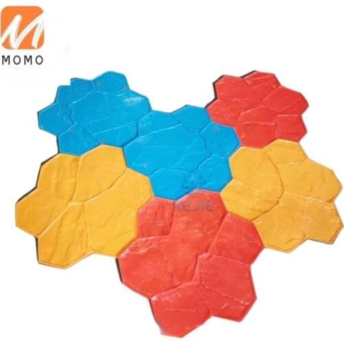 Wholesale PU Seamless Patio Decorative Concrete Stamp Mats Concrete Stamp Mold Mould Stamping Mold
