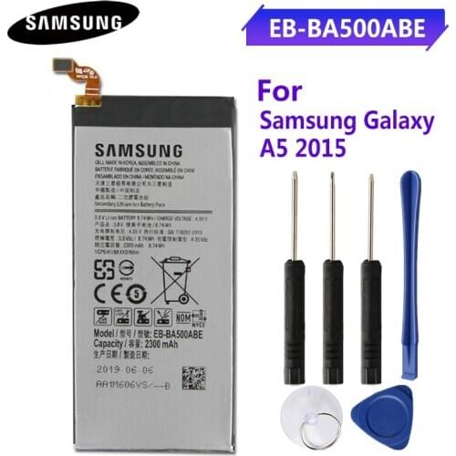 Original Replacement Battery EB-BA500ABE For Samsung GALAXY A5 2015 Authentic Phone Battery EB-BA500ABE 2300mAh