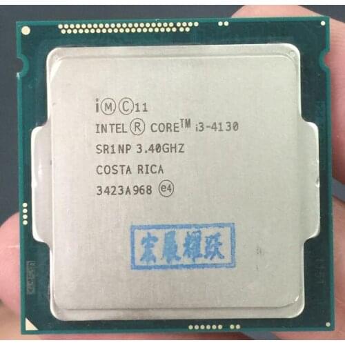 PC computer Intel Core Processor I3 4130 I3-4130 CPU LGA1150 22 nanometers Dual-Core 100% working properly Desktop Processor