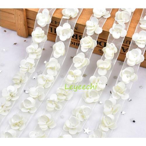 Width 16mm Apricot /40mm Colorful Garment accessories beads sequins color light piece of DIY garment accessories