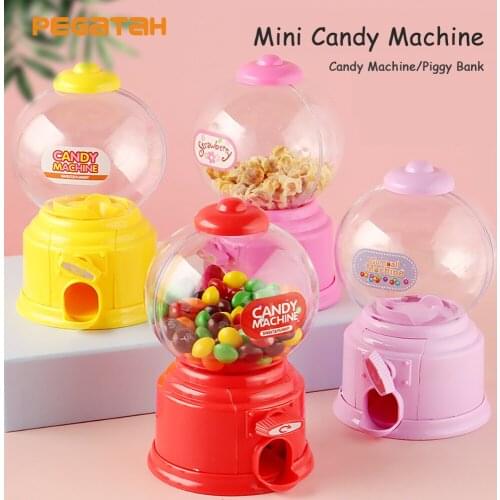 Vending Candy Machine Money box Piggy Bank deposit box childrens money saving bank alcancia piggy Kids lovers Sweets gift