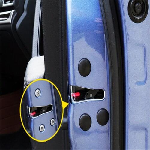 Univeral Car Door Lock Screw Protector Cover for Renault Koleos Clio Scenic Megane Duster Sandero Captur Logan