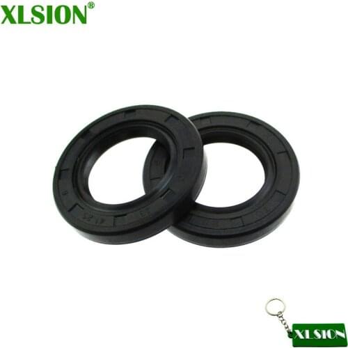 XLSION 2pcs Crank Case Crankshaft Oil Seal 25x41.25x6 For 5.5HP 6.5HP Honda GX160 GX200
