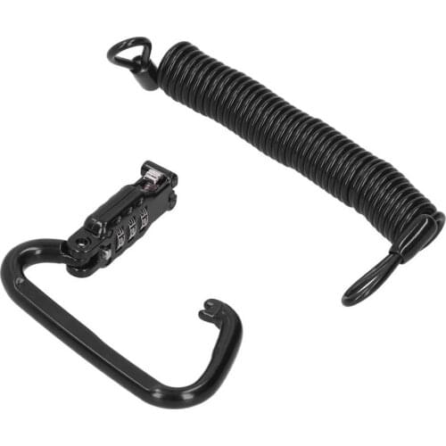 Auto accessorie alarma auto 3‑Digit Password Motorcycle Helmet Lock Anti‑Theft Portble Locking Waterproof Universal alarme