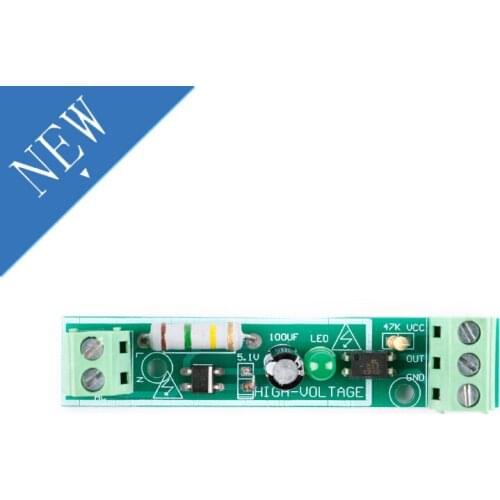 1 Channel Way AC 220V Optocoupler Isolation Module Voltage Detect Testing Board 3-5V For PLC Microcontroller 24V TTL Level 1-Bit