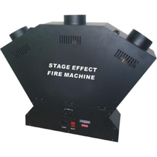 1pc Factory Direct Sale Triple Flame Projector Stage Effect Spray Fire Machine 3 Head Fire Machinedmx Fire Machine DMX 512