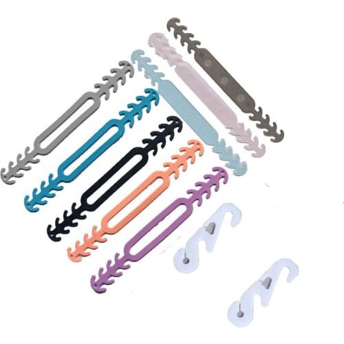 10/15Pcs Adjustable Anti-slip Silicone Mask Ear Grips Rope Unisex Quality Extension Hook Face Masks Buckle Holder Accessories