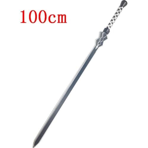 100cm Sword Art Online Konno Yuuki Sword Weapon Cosplay SAO black Sword 1:1 Anime Ninja Knife PU Weapon Prop
