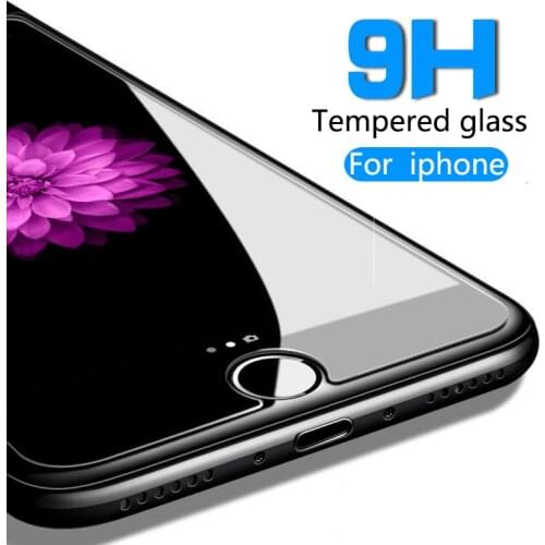 Protective glass for iPhone 12 mini 11 Pro Max XR XS 4 5s 6 7 8Plus Ultra Thin Explosion proof Tempered Glass Screen Protector