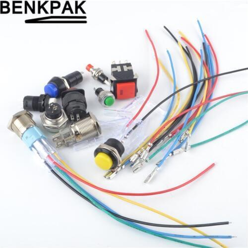 20pcs cable connector for Push Button Switch Metal Swtiches wire terminal