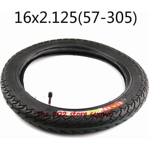 Free shipping electric bicycle 16*2.125 inner and outer tires 16x2.125 inch Electric Bicycle tire bike tyre whole sale use