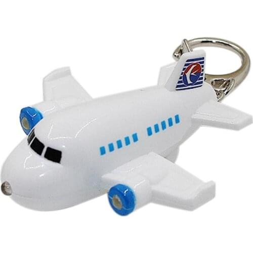 Lovely Airplane LED Sound Keyring Car Key Chain Handbag Hanging Decor Gift sleutelhanger camping porta chaves metal выпускной