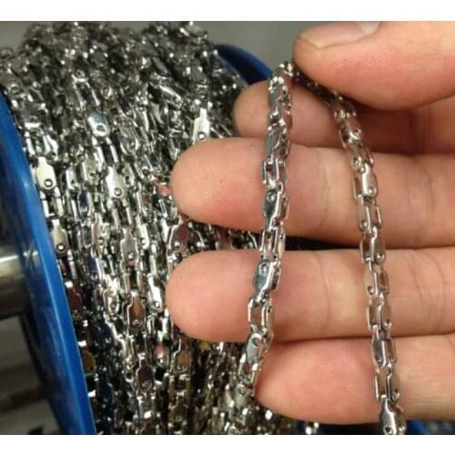 2meter/5meter/10meter wholesale in bulk Stainless Steel bicycle motorcycle Chain Jewelry Finding Chain DIY Jewelry marking