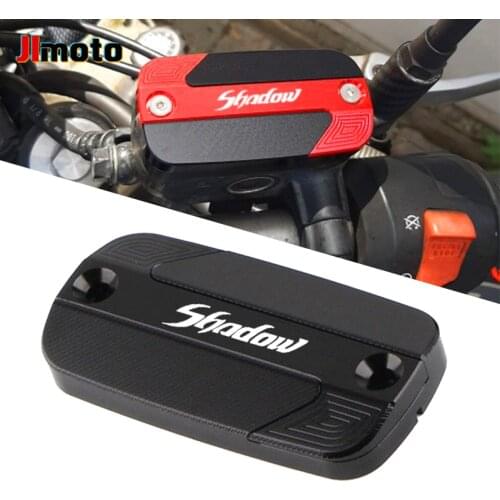 For Honda Shadow VT400 VT600 VT750 ACE VT1100 Spirit VLX600 Motorcycle CNC Accessories Front Brake Fluid Reservoir Cover Oil Cap