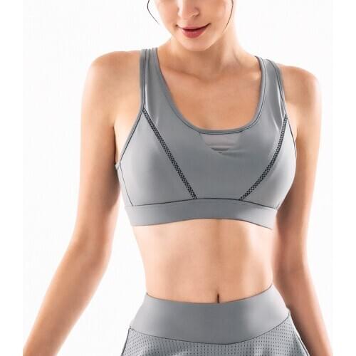 Women Tank Top Seamless Fitness Yoga Sports Bra Racerback Bra