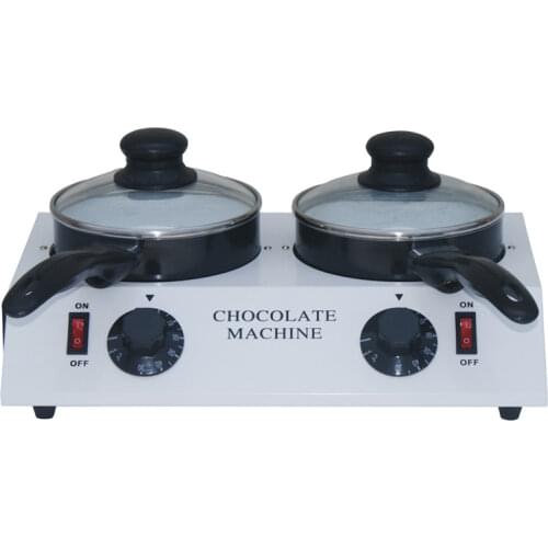Double electric chocolate melting machine warmer melter pan 220V/ 110V