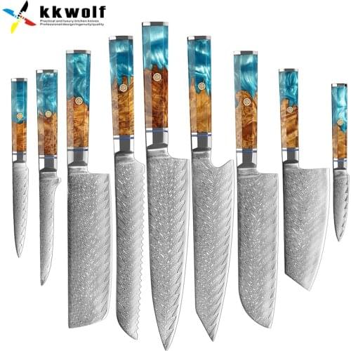 Ножи Сантоку Kkwolf China At AliExpress