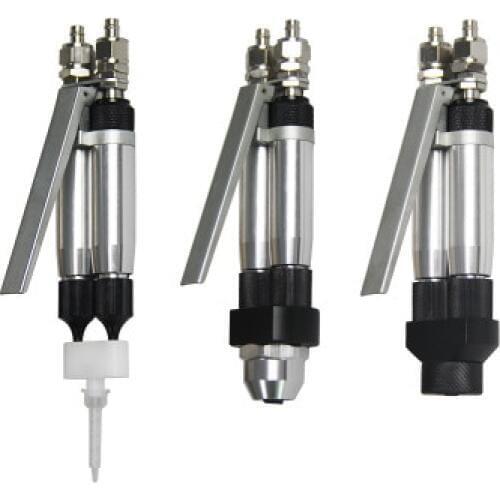 Small Flow Double Liquid Glue Gun BF-10AB Needle Top Type Pneumatic Dispensing Accessories Double Liquid Dispensing Valve