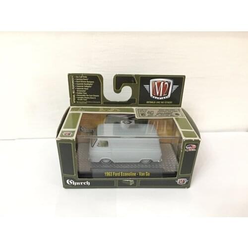 M2 1/64 1963 Ford Econoline Van Diecast Collection of Die-casting Simulation Alloy Model Car Children Toys