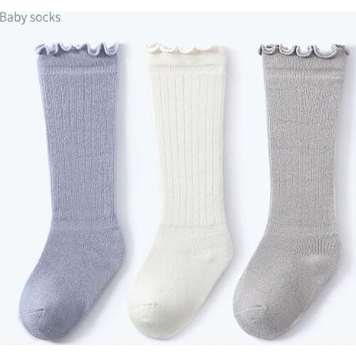 Newborn Socks Toddler Summer Boy Sock Cotton Thin Silk Stockings Legs Warm Baby Long Knee High Socks Infant