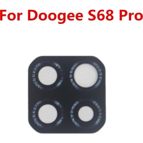 New Original For DOOGEE S68 Pro Phone Rear Back Camera Lens Glass Spare Part Screen Protective For DOOGEE S68 Pro