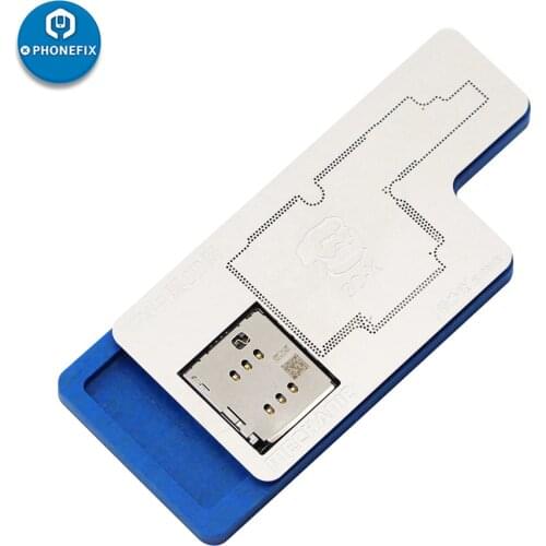 MECHANIC 3D BGA Reballing Stencil Kit for Phone X XS MAX Middle Layer Motherboard Tin Template Welding Tool Reballing Plate