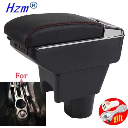 Armrest For Renault Dacia Duster Arm Rest Dual Layer Central Store Content Box USB Charging Car-styling Decoration Accessories