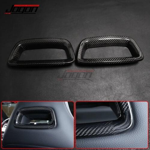 2pcs Carbon Fiber Car Pillow Back Seat Head Rest Hole Trim For Mercedes Benz A B CLA Class W177 V177 W247 C118 A35 A45 CLA45