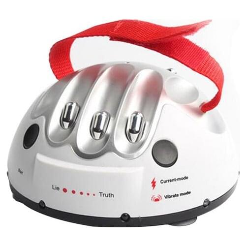 Polygraph Test Tricky Funny Adjustable Adult Micro Electric Shock Lie Detector Shocking Liar Truths Party Game Consoles Gift Toy