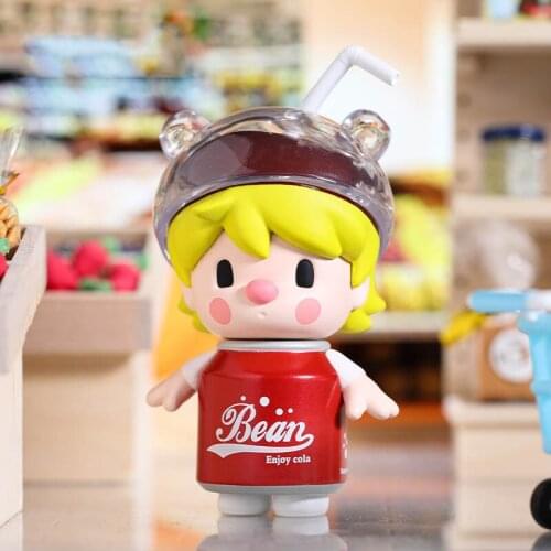 POPMART Sweet Bean Blind Box Toys Cute Supermarket Anime Action Figure Random Surprise Model Gift Birthday 12Pcs/Set