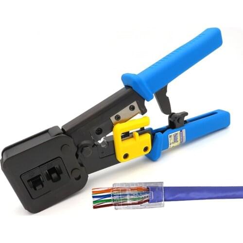 Network Tools RJ45 Crimper Hand Pliers RJ12 cat5 cat6 8p8c Cable Stripper Pressing Clamp Tongs Clip Multi Function