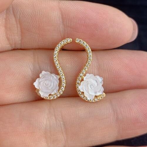 Серьги-гвоздики SN China At AliExpress