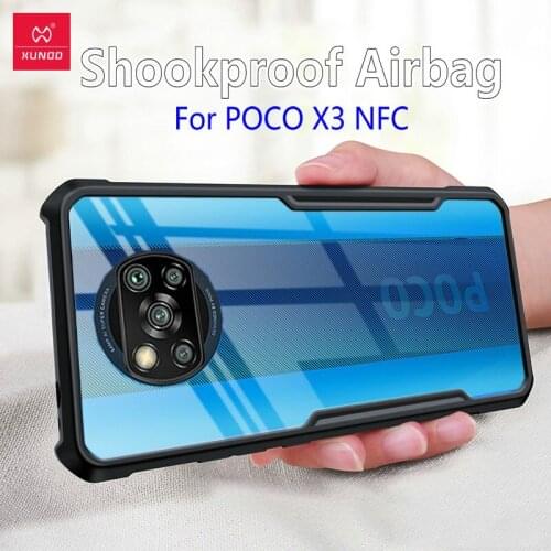 XUNDD Shockproof Case For POCO X3 Pro Case Transparent Protective Mobile Shell Soft Ring For Xiaomi Pocophone Poco X3 NFC Cover