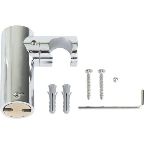 360 Degrees Rotation Copper Household Bathroom Handheld Shower Head Round Holder Bracket Stand