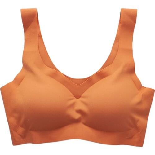 Women Crop Tops Seamless One Piece Underwear Womens Intimates Comfortable Vest Top Wire Free Bra Comfortable Sleep Bras Daily