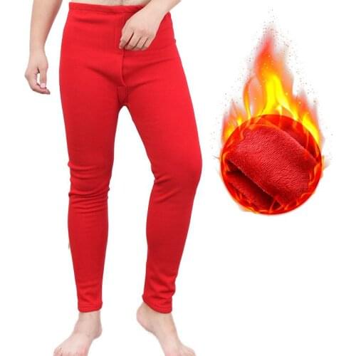 Winter Keep Warm Pajamas Pants Solid Cotton Men Sleepwear Nightwear Plus Size XL-7XL Home Wear Casual Male Sleeping Bottoms