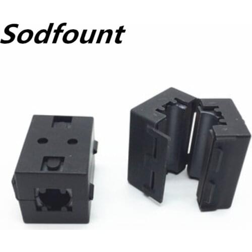 1pcs Nickel-zinc Shield Buckle Detachable Core Ring UF100 anti-interference Inner Diameter 10MM Filter Inductor