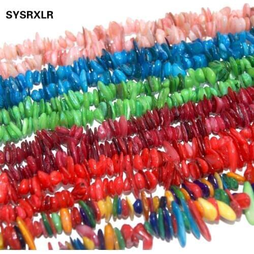 Free Shipping Colorful Natural Shells Irregular Shap Flat Shells Beads For Jewelry Making DIY Necklace Bracelet Material