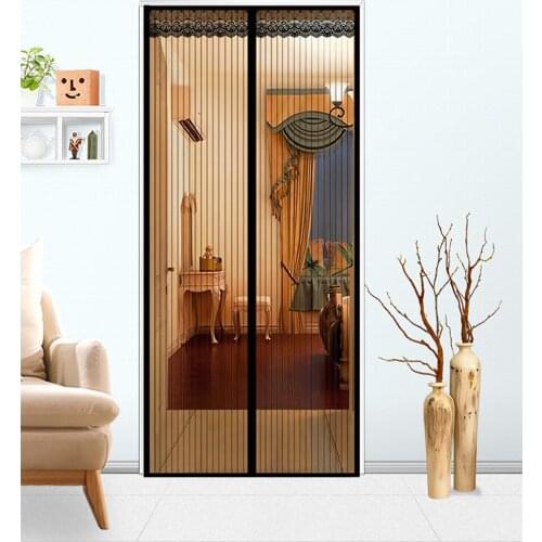 Hands-free Magnetic Mosquito net door screen mesh Automatic Closing Anti Mosquito Insect Fly Bug door curtain net Custom Size